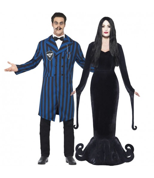 Costumi di coppia Gomez e Morticia Addams