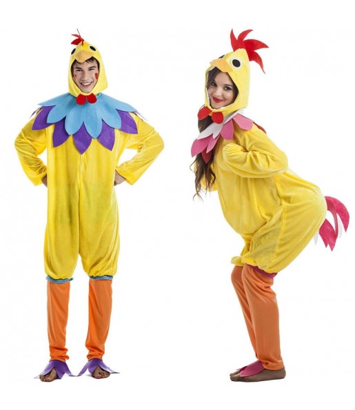 Costumi di coppia Gallo e gallina