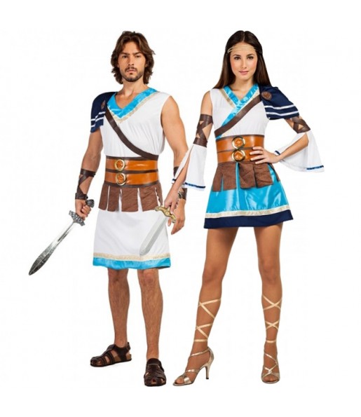 L'originale e divertente coppia di Guerrieri greci per travestirsi con il proprio compagno