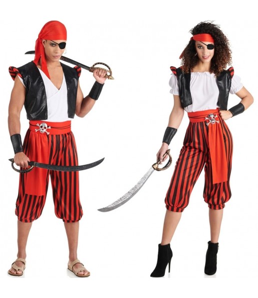 Costumi di coppia Guerrieri pirati