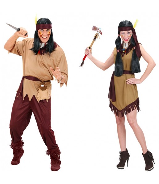 Costumi di coppia Indiani Dakota