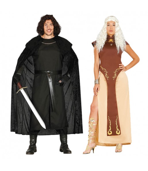 L'originale e divertente coppia di Jon Snow e Daenerys Targaryen per travestirsi con il proprio compagno