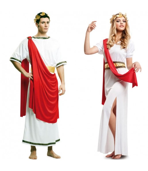 Costumi di coppia Romani Cesare e Agrippina