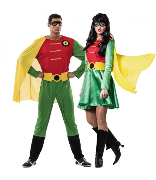 Travestimenti coppia Super Robin divertenti per travestirti con il tuo partner