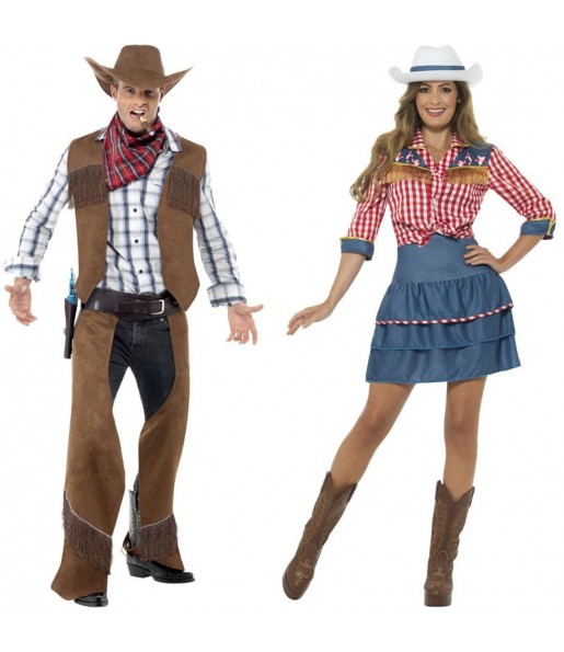 Costumi di coppia Cowboys Deluxe