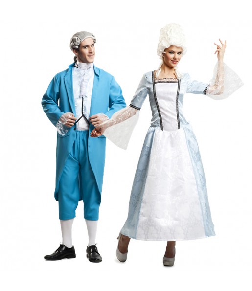 L'originale e divertente coppia di Cavaliere e Dama di Versailles per travestirsi con il proprio compagno