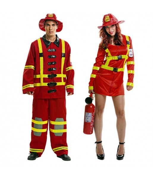Travestimenti coppia Pompieri divertenti per travestirti con il tuo partner