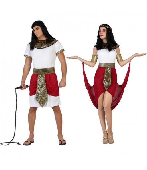 L'originale e divertente coppia di Egiziani rossi per travestirsi con il proprio compagno