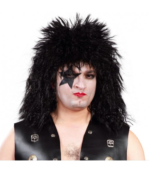 Parrucca da cantante Kiss per completare il costume