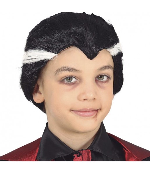 Parrucca da vampiro per bambini per completare il costume di paura