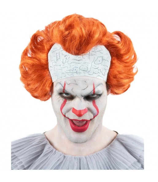 Parrucca clown Pennywise IT per completare il costume di paura