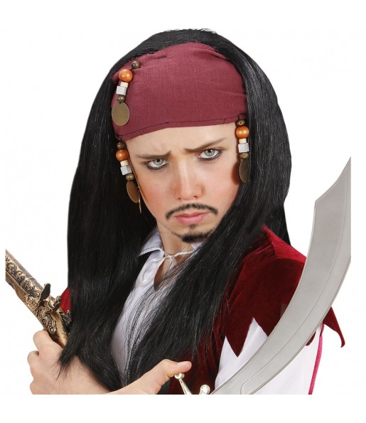 Parrucca da pirata per bambini per completare il costume