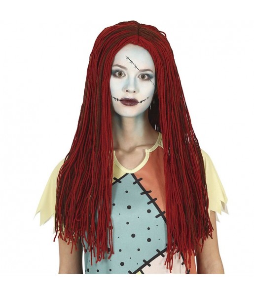Parrucca Sally Nightmare Before Christmas per completare il costume di paura