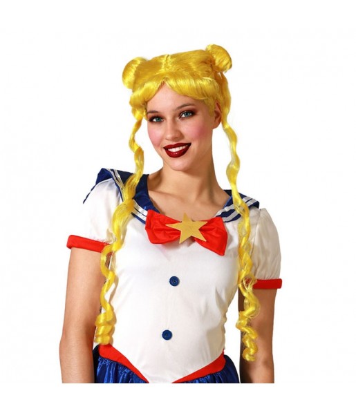 Parrucca bionda Sailor Moon per completare il costume
