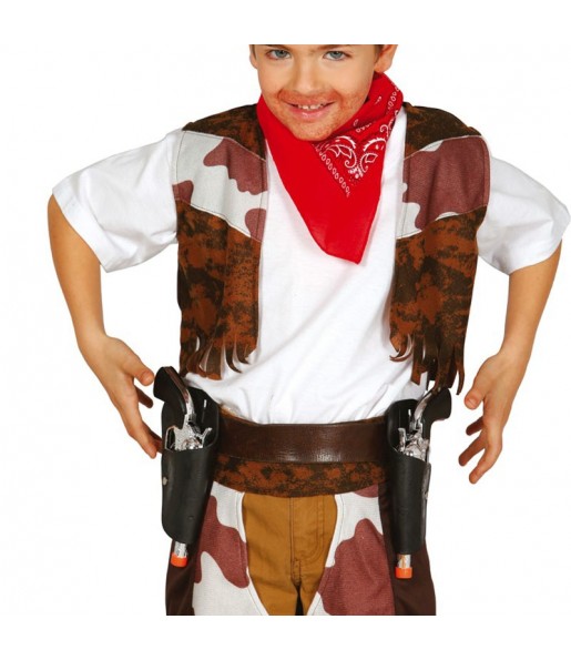 Custodia per pistola da cowboy per bambini per completare il costume