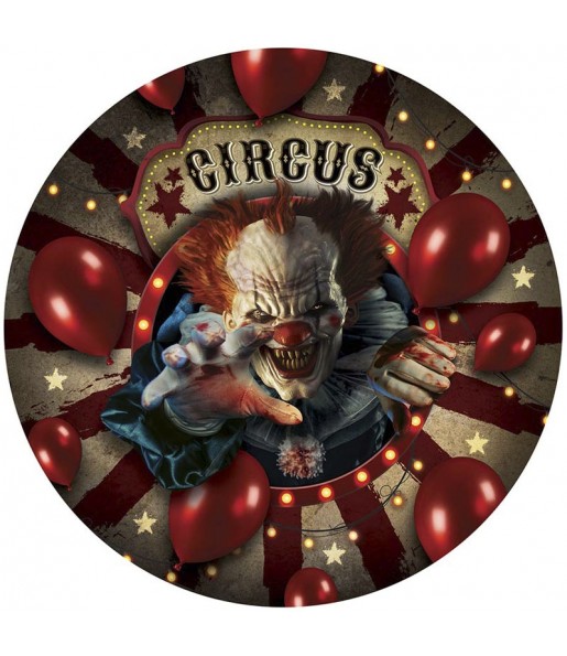 Piatti Circo degli Orrori 23 cm per Halloween