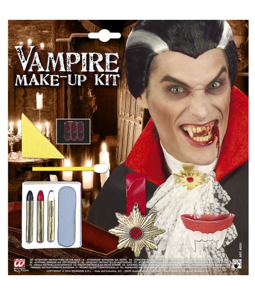 Set di trucco da vampiro con accessori per completare il costume di paura