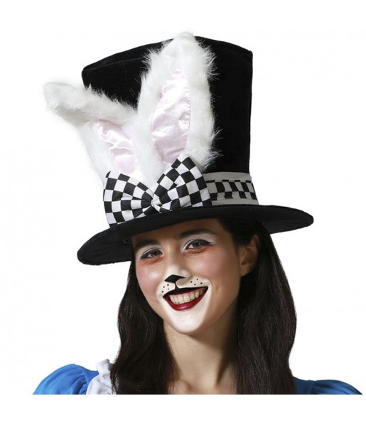 Cappello da coniglio di Alice per completare il costume