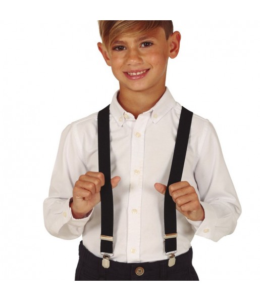Bretelle nere per bambini per completare il costume