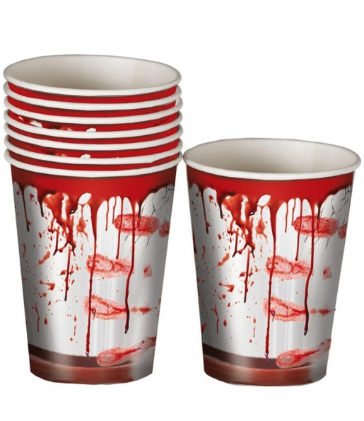 Bicchieri di sangue per Halloween