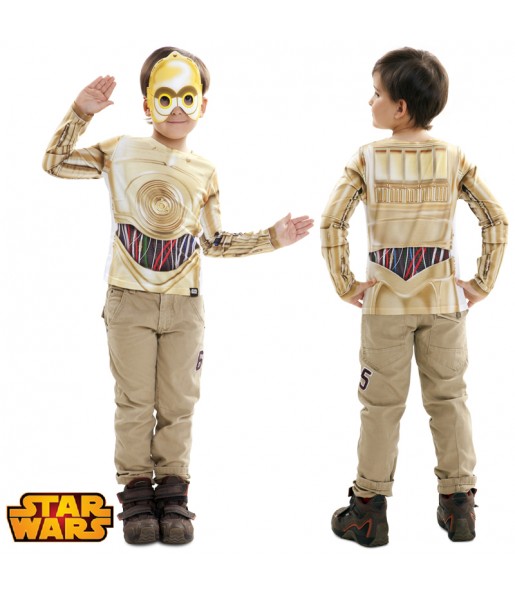 Travestimento T-shirt C-3PO bambino che più li piace