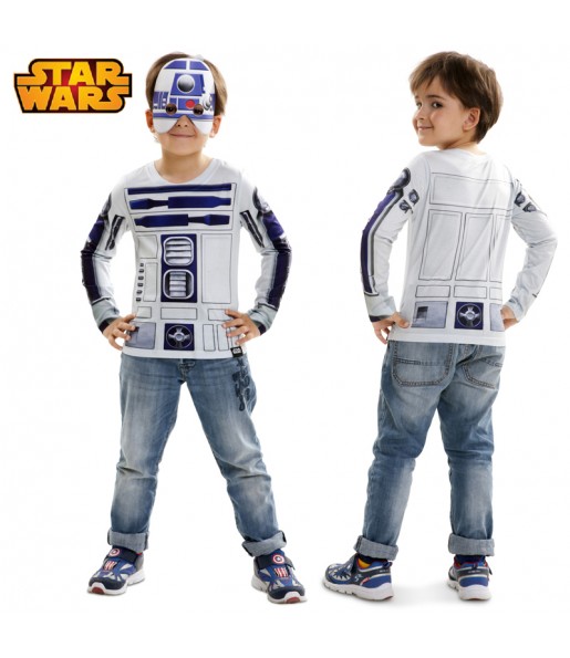 Travestimento T-shirt R2-D2 bambino che più li piace