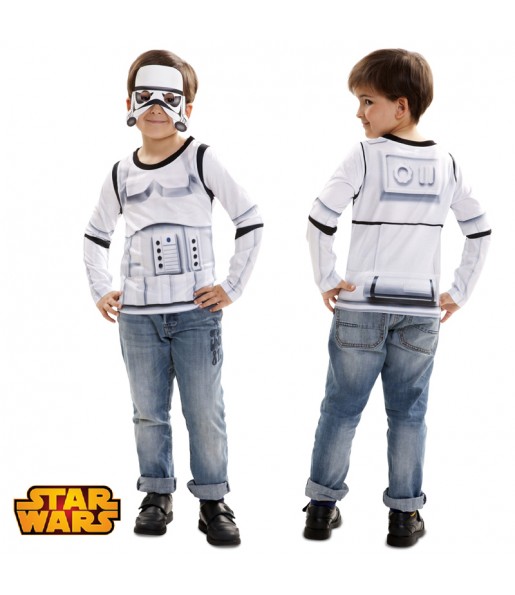 Travestimento T-shirt Stormtrooper bambino che più li piace