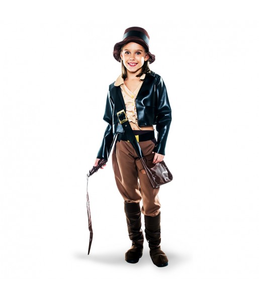 Travestimento Archeologo Indiana Jones bambina che più li piace