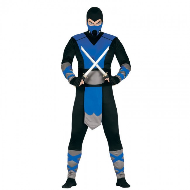 Costume da Ninja Kombat blu per bambino