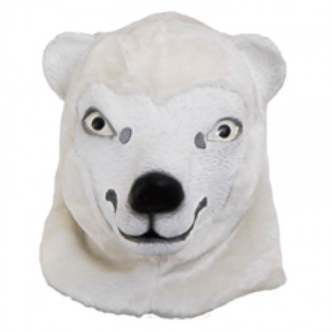 Maschera orso polare  Accessori per Carnevale e Halloween