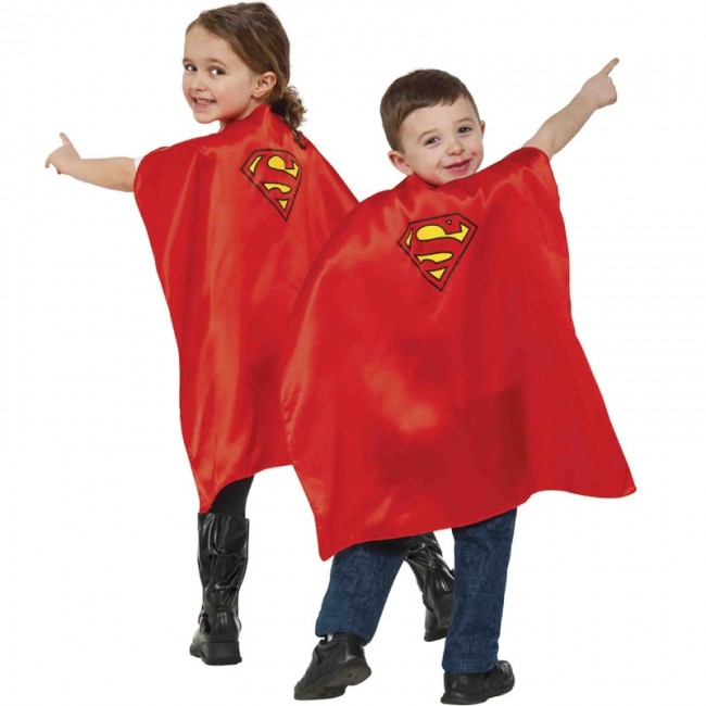 Mantello Superman per bambini  Accessori e costumi di Carnevale online