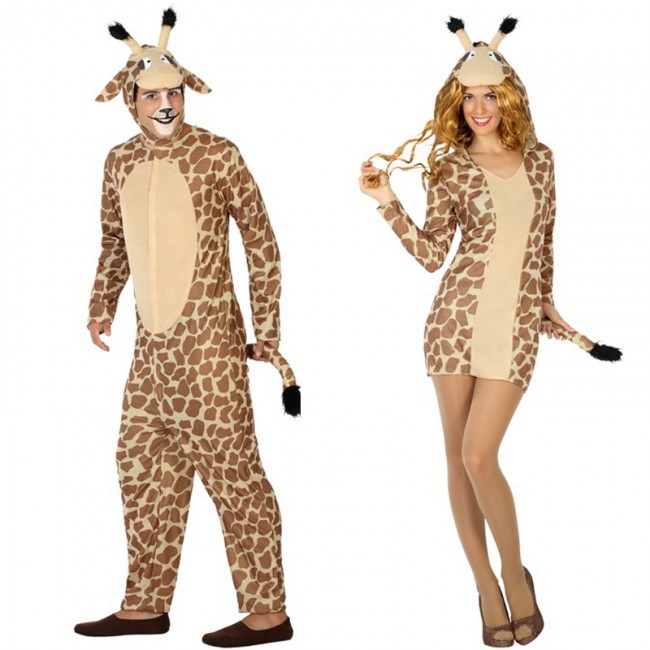 Vestiti di Carnevale di coppia Giraffe online