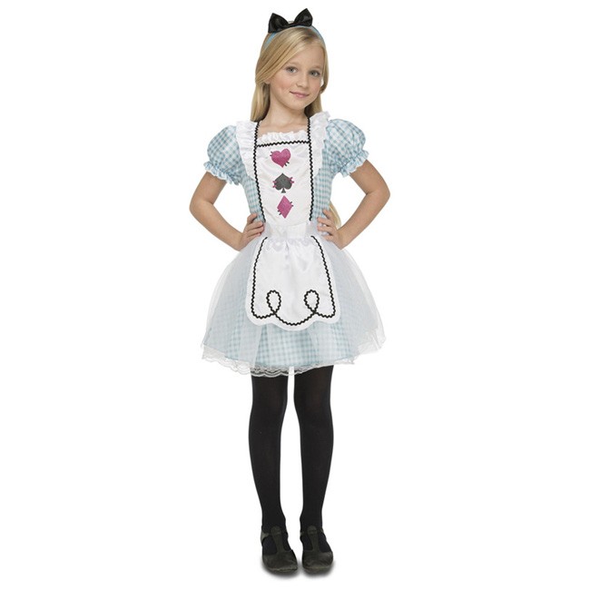 Costume da Alice nel Paese delle Meraviglie deluxe per bambina