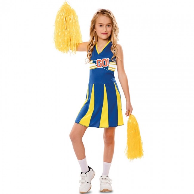Costume da Cheerleader americana per bambina