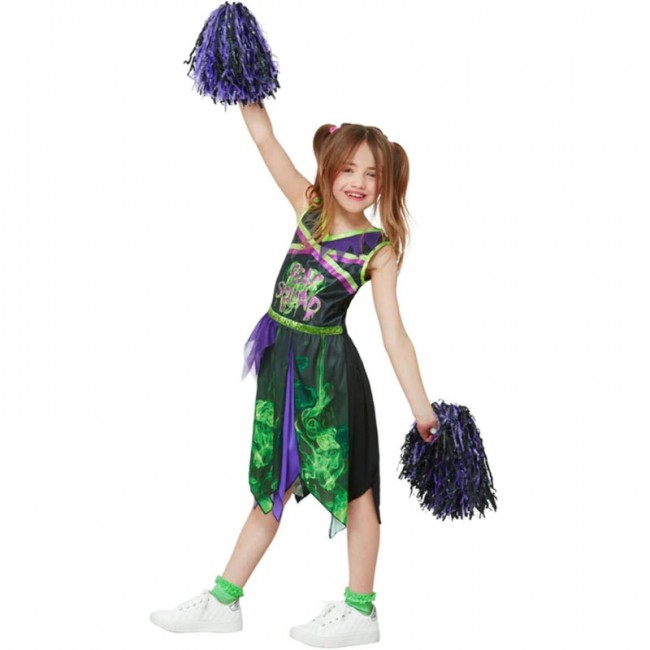 ▷ Costume cheerleader tossica bambina per Halloween e seminare paura