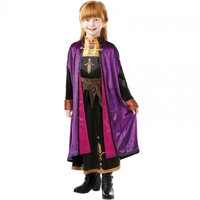Costume Anna Frozen 2 Deluxe bambina