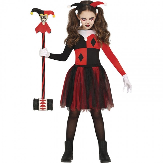 Costume da Arlecchina Harley Quinn per bambina
