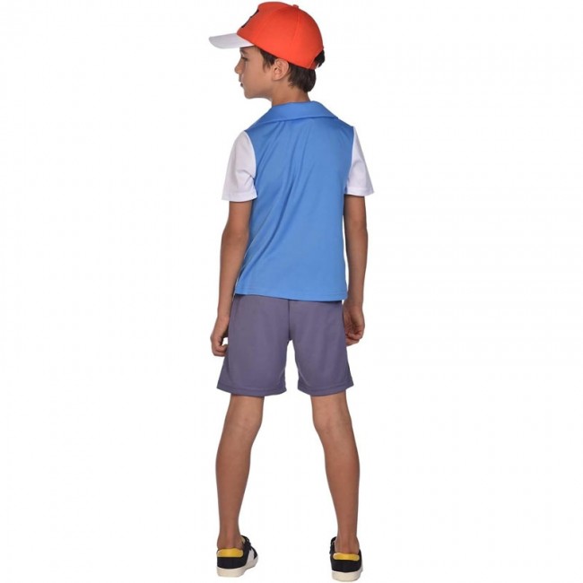 ▷ Costume Ash Ketchum Pokémon per bambini