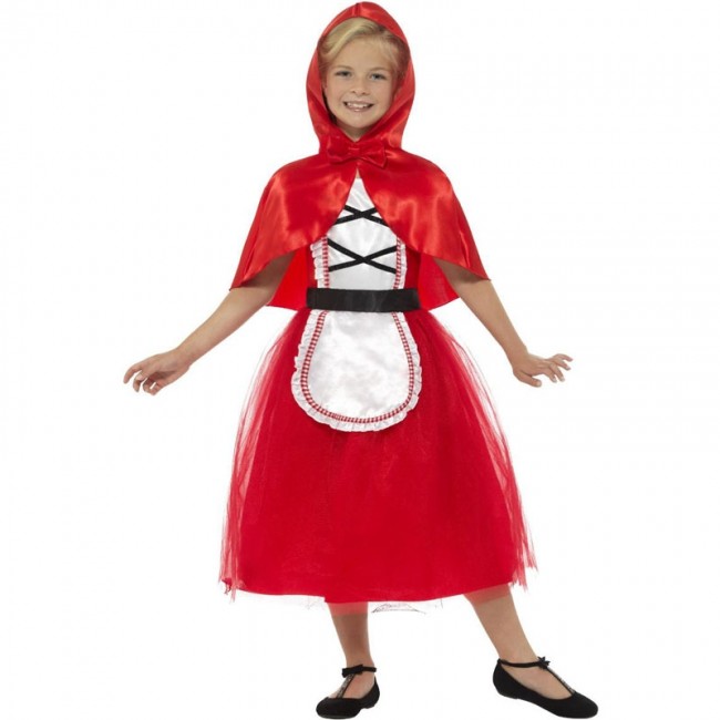 Costume Cappuccetto Rosso Deluxe per bambina