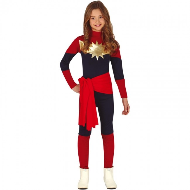 Costume da Capitan Marvel per bambina