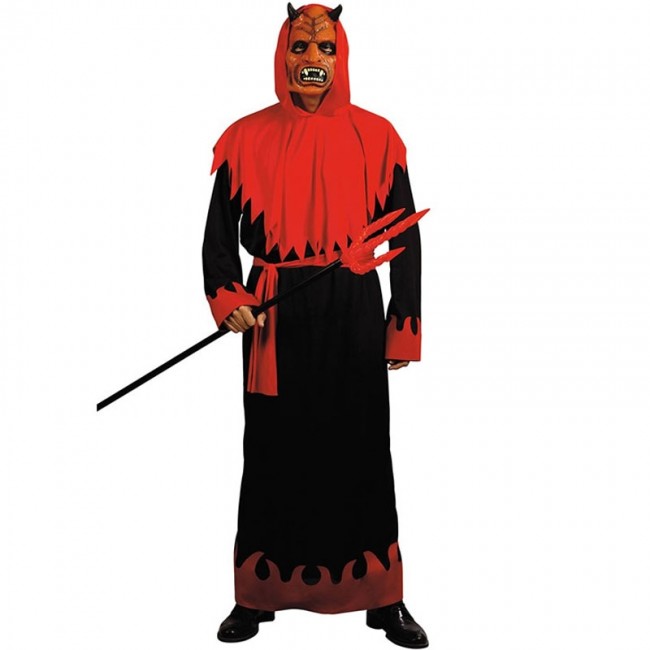 Costume Diavolo gotico uomo per Halloween e serata di paura
