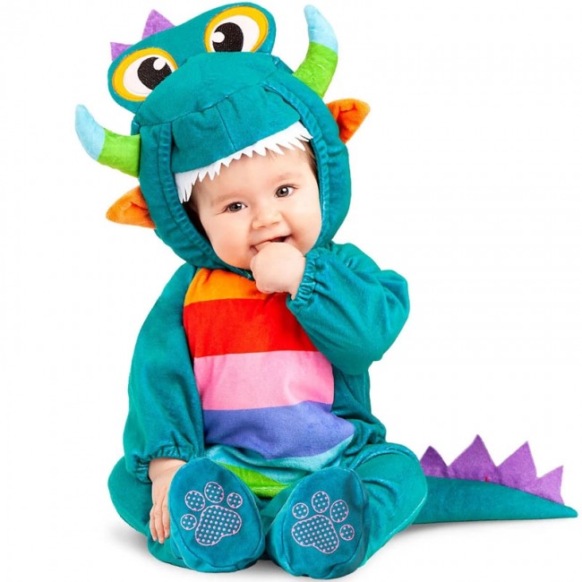 Costume Drago con coda per neonato