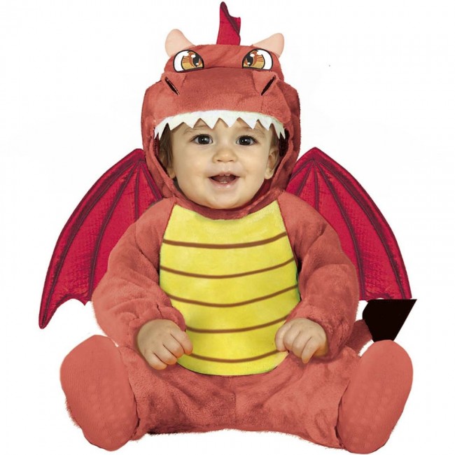 Costume Drago Spyro neonato per il suo primo Halloween