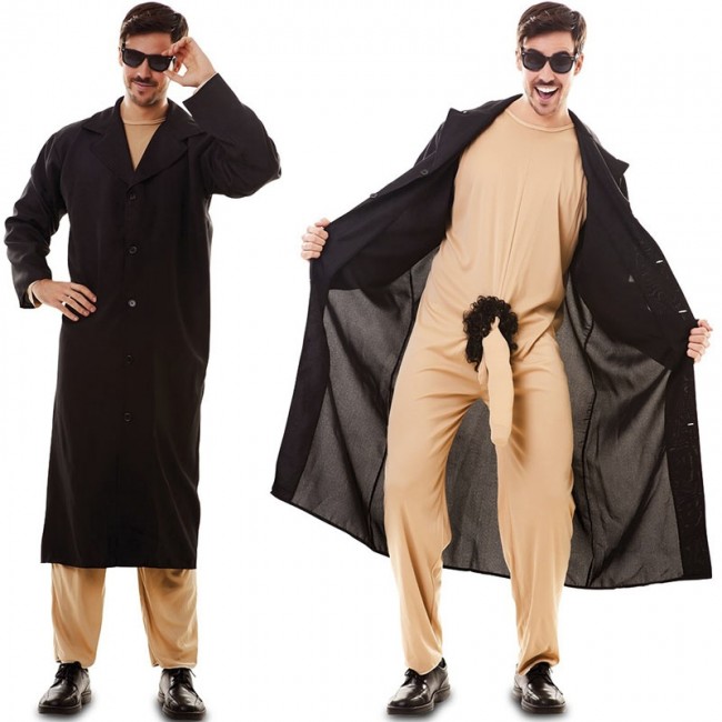 Costume Esibizionista in mantello per uomo