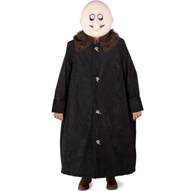 Costume Zio Fester famiglia Addams uomo per Halloween e serata di paura
