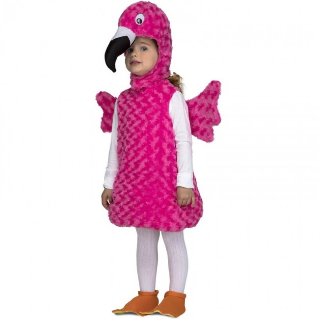 Costume Fenicottero Rosa bambina