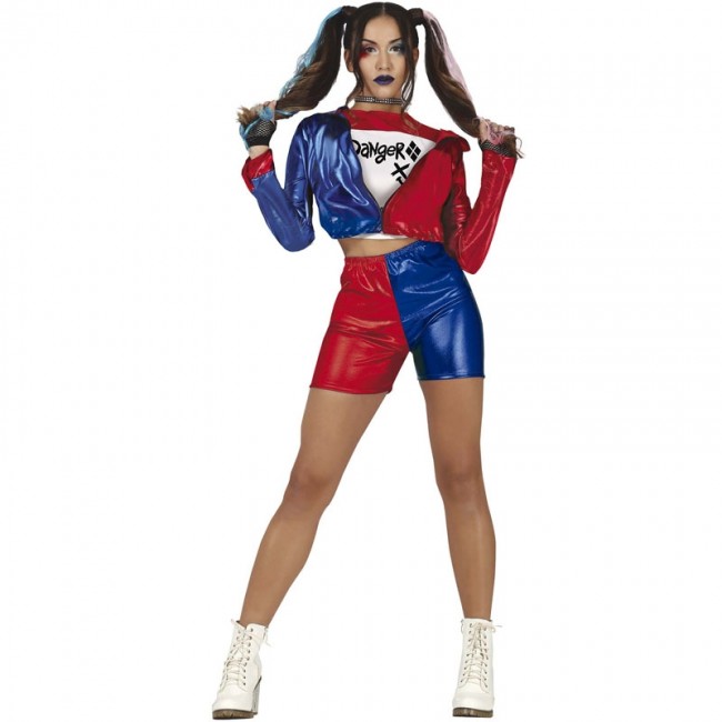 Costume Harley Quinn Suicide Squad donna più terrificante di Halloween