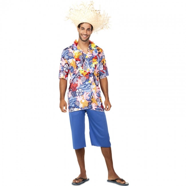 Costume turista hawaiano uomo