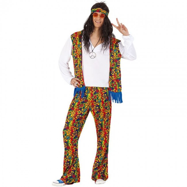 ▷ Costume Hippie groovy per uomo