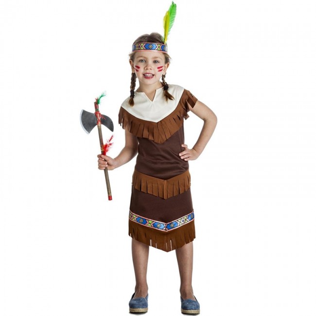 ▷ Costume Indiano di Tahoe per bambina